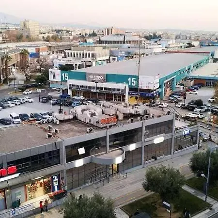 Atelier Poly - Two Bedroom For 5 Persons -50m To Metro Sintrivani Station- 6th Floor Plain View - Center - * סלוניקי