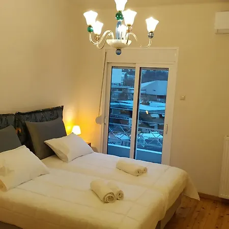 Apartment Atelier Poly - Two Bedroom For 5 Persons -50m To Metro Sintrivani Station- 6th Floor Plain View - Center - Thessaloniki