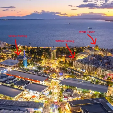 Atelier Poly - Two Bedroom For 5 Persons -50m To Metro Sintrivani Station- 6th Floor Plain View - Center - * Thessaloniki