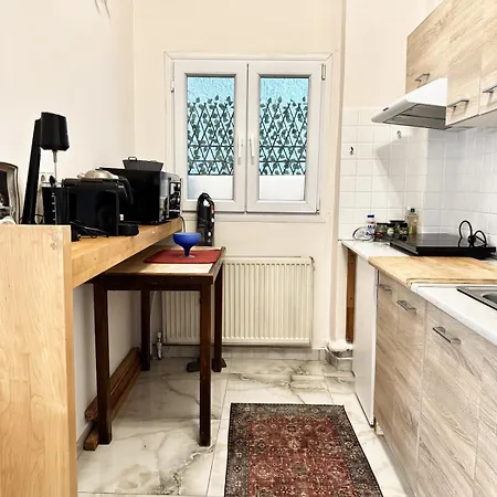 Atelier Poly - Two Bedroom For 5 Persons -50m To Metro Sintrivani Station- 6th Floor Plain View - Center - 테살로니키